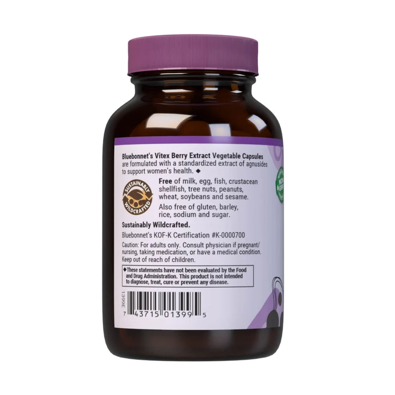 Bluebonnet Vitex Berry Extract 60 Capsules