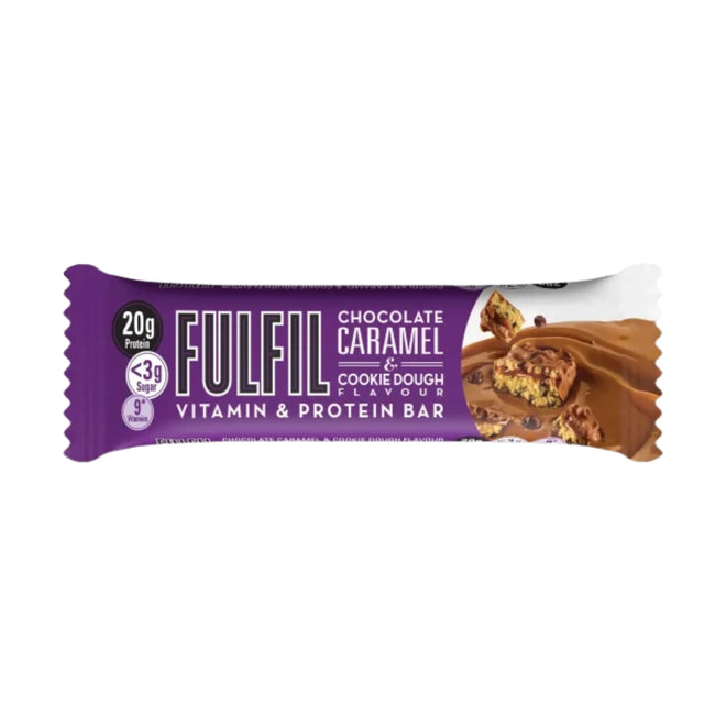 Fulfil Vitamin & Protein Bar Chocolate Caramel & Cookie Dough Bar 55g