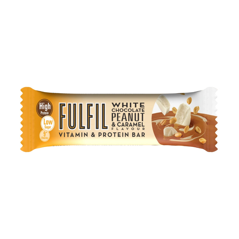 Fulfil Vitamin & Protein Bar White Chocolate Peanut & Caramel 55g