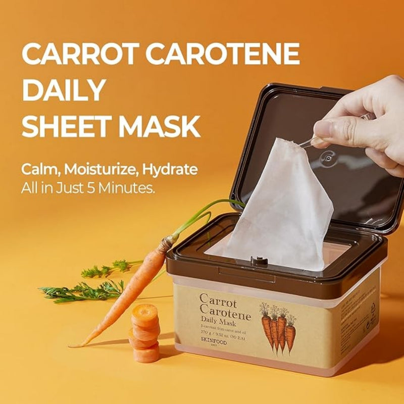 Skinfood Carrot Carotene Daily Mask 30 Sheets