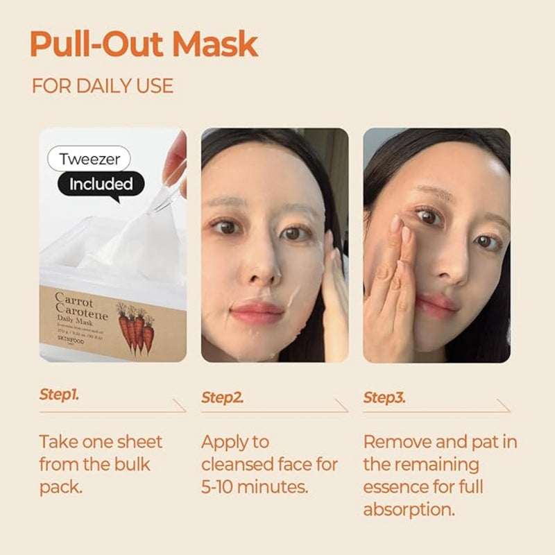 Skinfood Carrot Carotene Daily Mask 30 Sheets