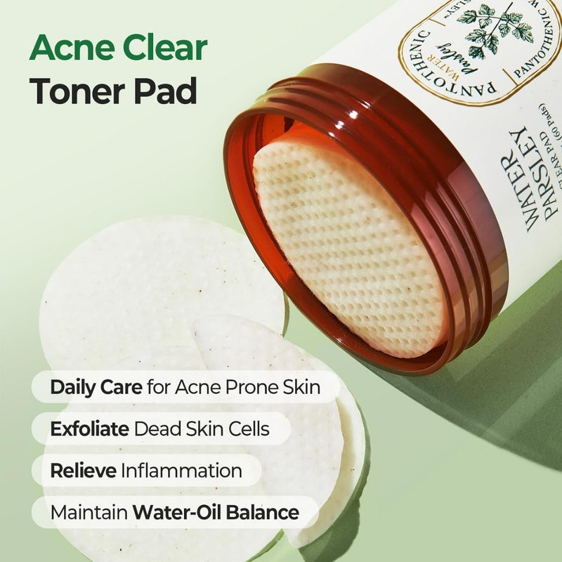 Skinfood Pantothenic Water Parsley Clear 60 Pads