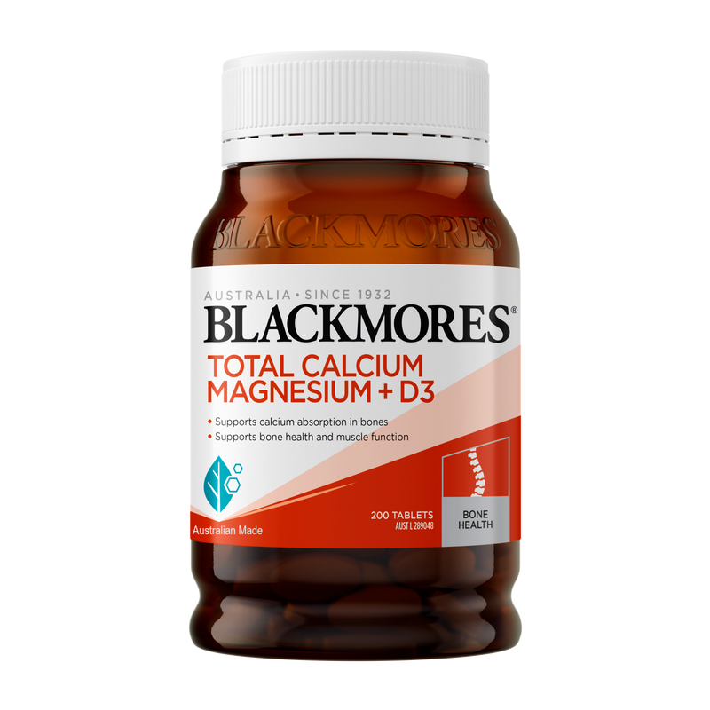 Blackmores Total Calcium and Magnesium + D3 200 Tablets