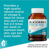 Blackmores Odourless Fish Oil 1000mg 400 Capsules
