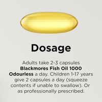 Blackmores Odourless Fish Oil 1000mg 400 Capsules