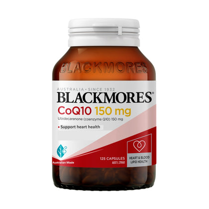 Blackmores CoQ10 150mg High Potency 125 Capsules