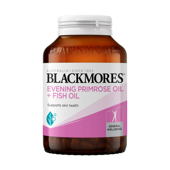 Blackmores Evening Primrose Oil + Fish Oil 1000mg Capsules