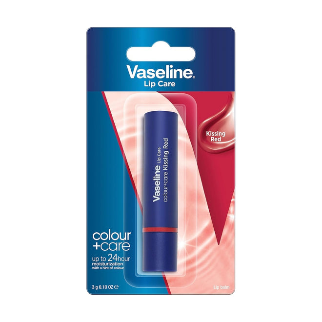 Vaseline Lip Care Color & Care Tinted Lip Balm Kissing Red 3g