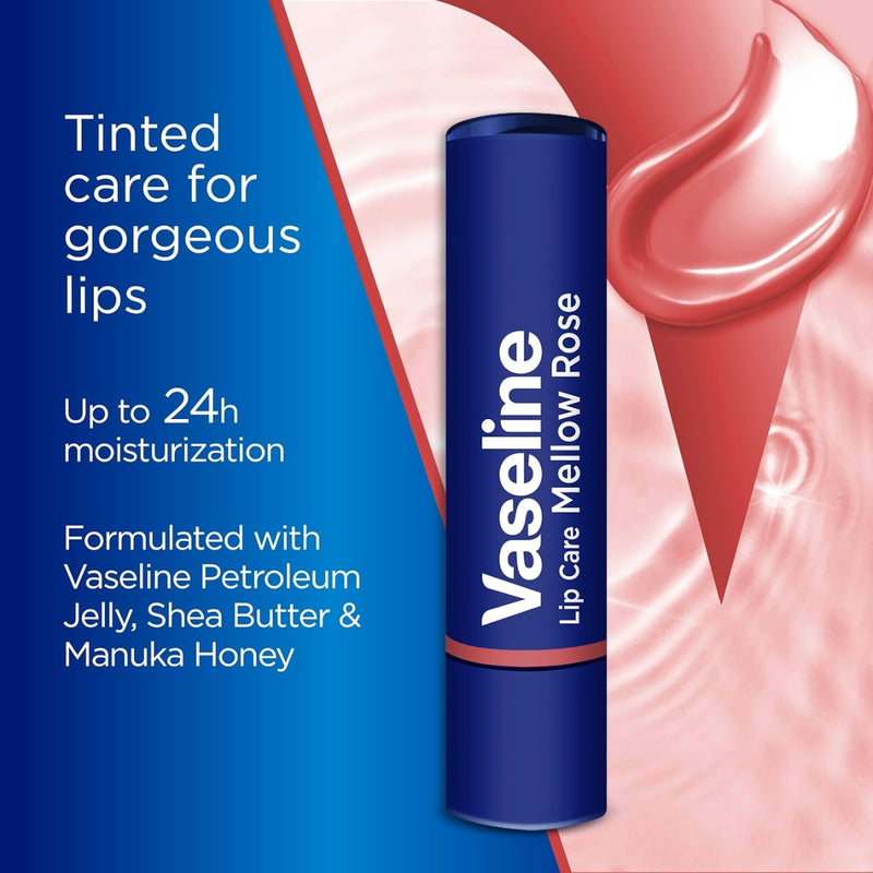Vaseline Lip Care Color & Care Tinted Lip Balm Mellow Rose 3g