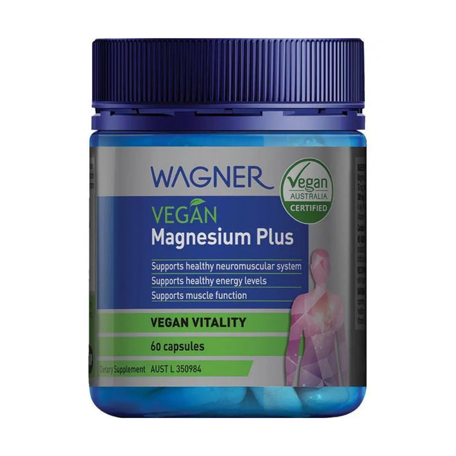 Wagner Vitamins Vegan Magnesium Plus 60 Capsules