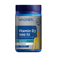 Wagner Vitamins Vitamin D3 1,000IU 500 Capsules