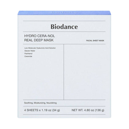 Biodance Hydro Cera-Nol Real Deep Mask 4 x 34g