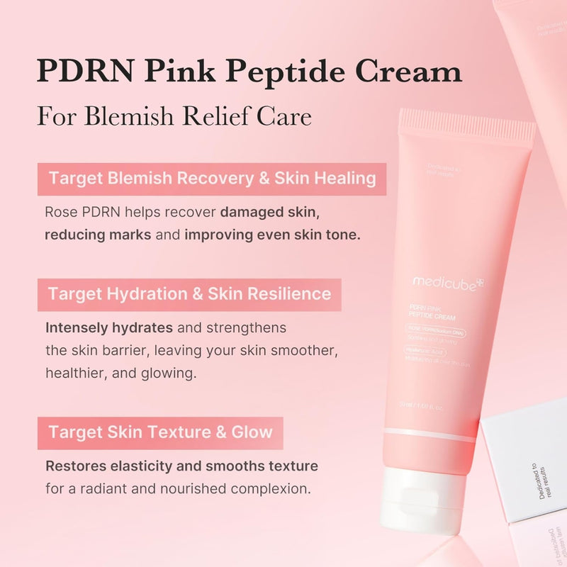 Medicube PDRN Pink Peptide Hyaluronic Cream 50ml