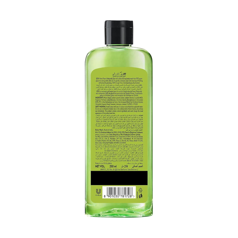 Pears Body Wash Naturale Detoxifying Aloe Vera 250ml