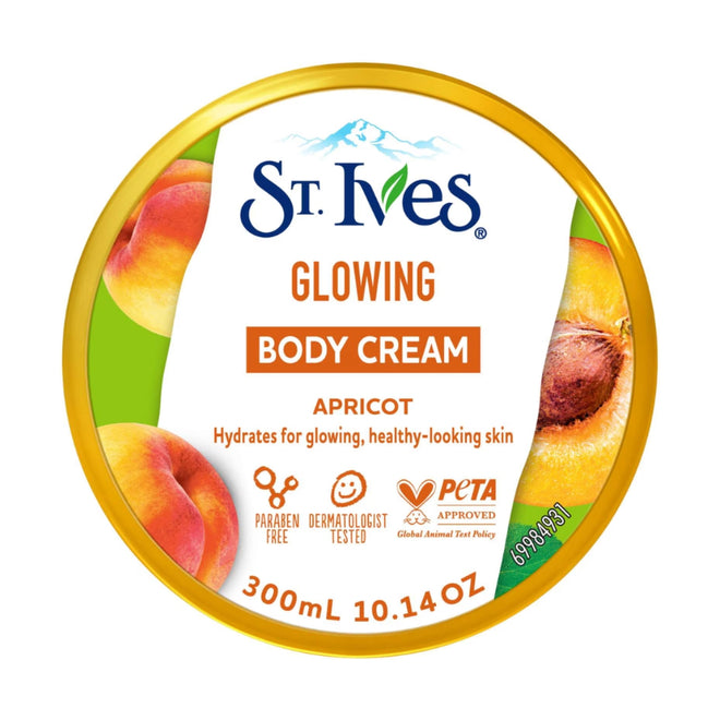 St. Ives Body Cream Glowing Apricot 300ml