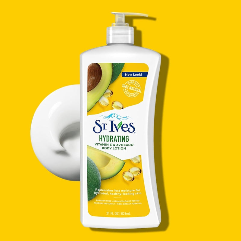 St. Ives Body Lotion Hydrating Vitamin E & Avocado 621ml