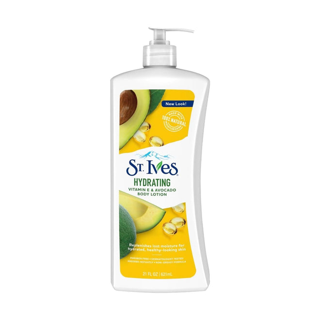 St. Ives Body Lotion Hydrating Vitamin E & Avocado 621ml