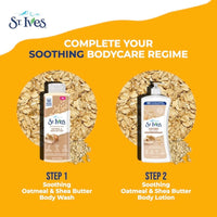 St. Ives Body Lotion Natural Soothing Oatmeal & Shea Butter 621ml