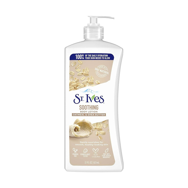 St. Ives Body Lotion Natural Soothing Oatmeal & Shea Butter 621ml