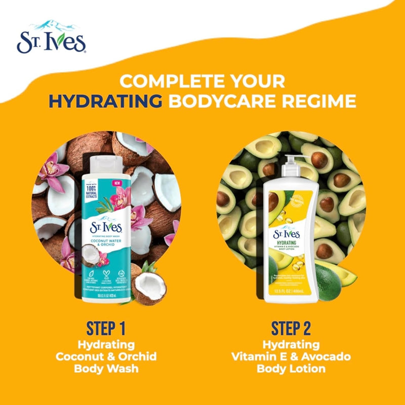 St. Ives Body Wash Coconut Water & Orchid 473ml