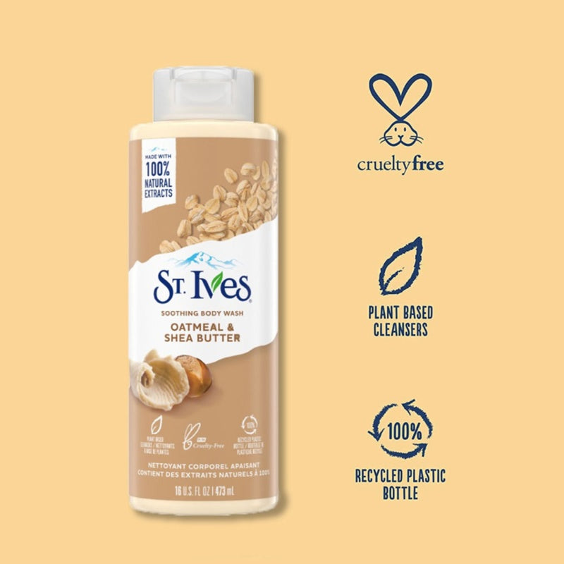 St. Ives Body Wash Oatmeal & Shea Butter 473ml