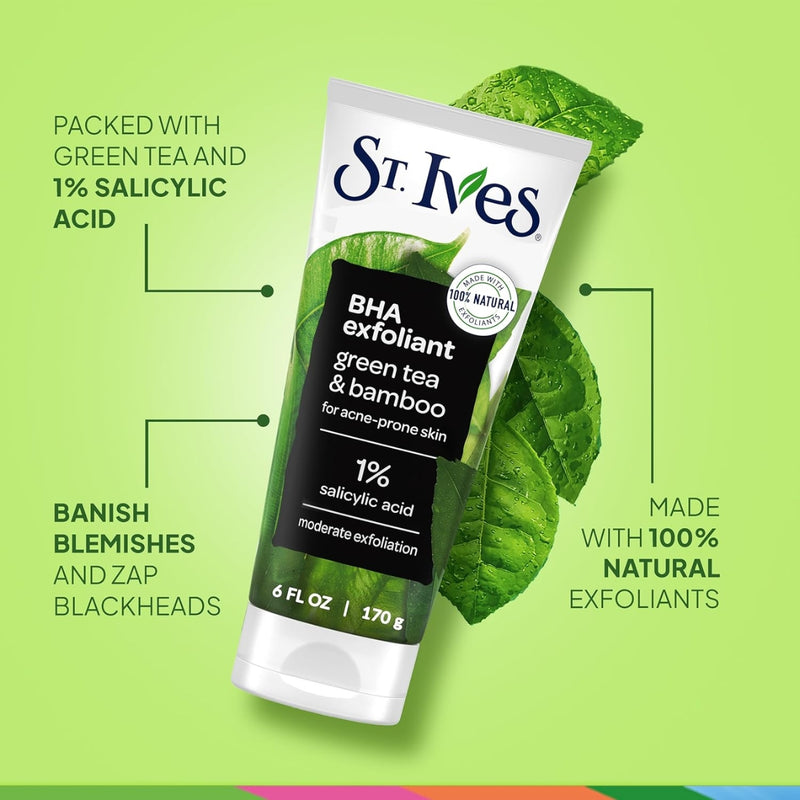 St. Ives Face Scrub Blackhead Clearing Green Tea & Bamboo 170g