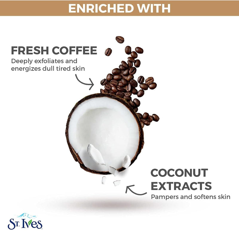St. Ives Face Scrub Energizing Coconut & Coffee 170g