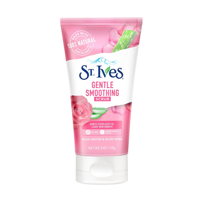 St. Ives Face Scrub Gentle Smoothing Rose Water & Aloe Vera 170g