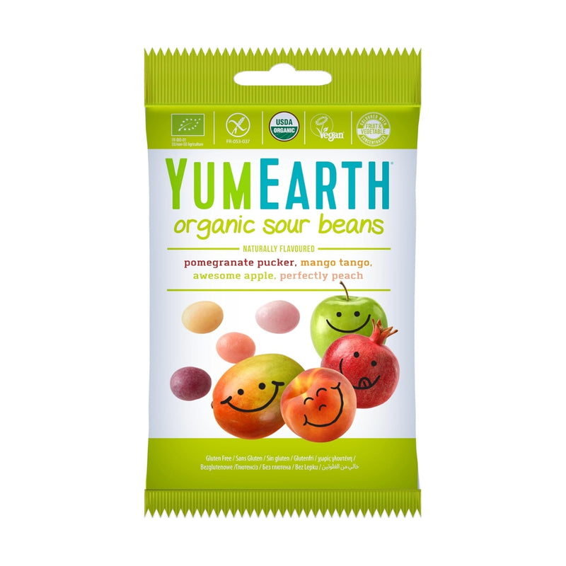 Yum Earth Organic Sour Beans 50g