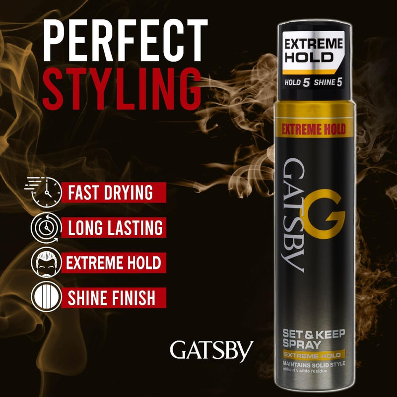 Gatsby Set & Keep Spray Extreme Hold 250ml