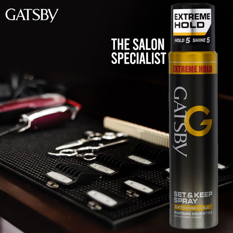 Gatsby Set & Keep Spray Extreme Hold 250ml