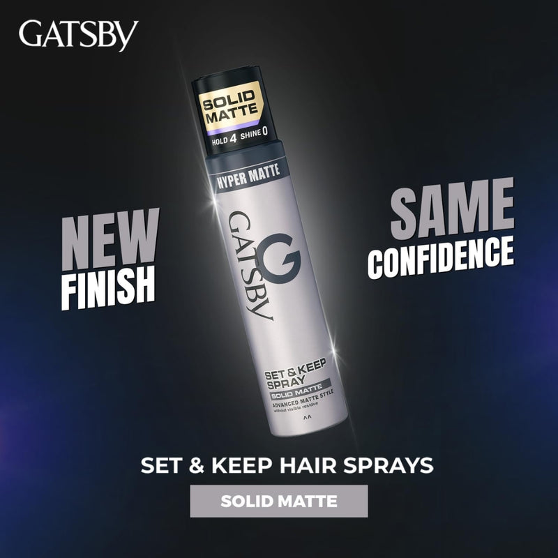 Gatsby Set & Keep Spray Solid Mat 250ml