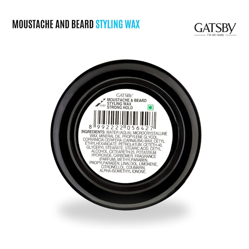 Gatsby Beard Grooming Moustache & Beard Styling Wax 25g