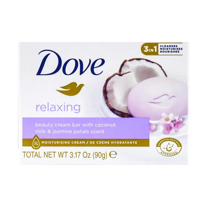 Dove Beauty Cream Bar with Coconut Milk & Jasmine Petals Scent 90g