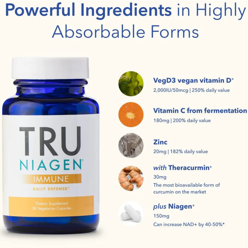 Tru Niagen Immune Support 150mg 30 كبسولة