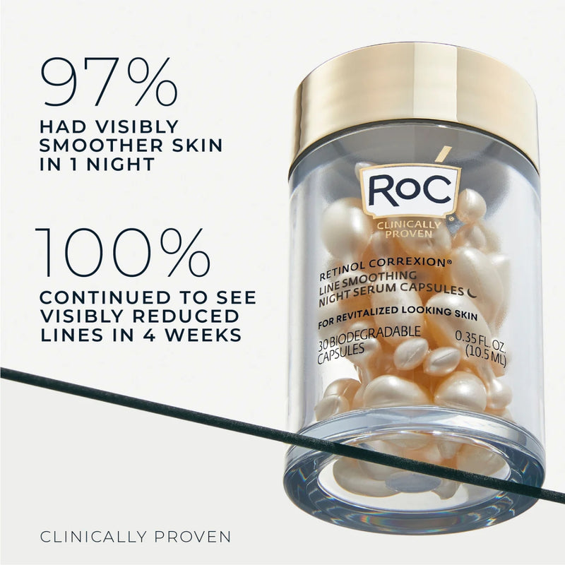 RoC Retinol Correxion Line Smoothing Night Serum 30 Capsules