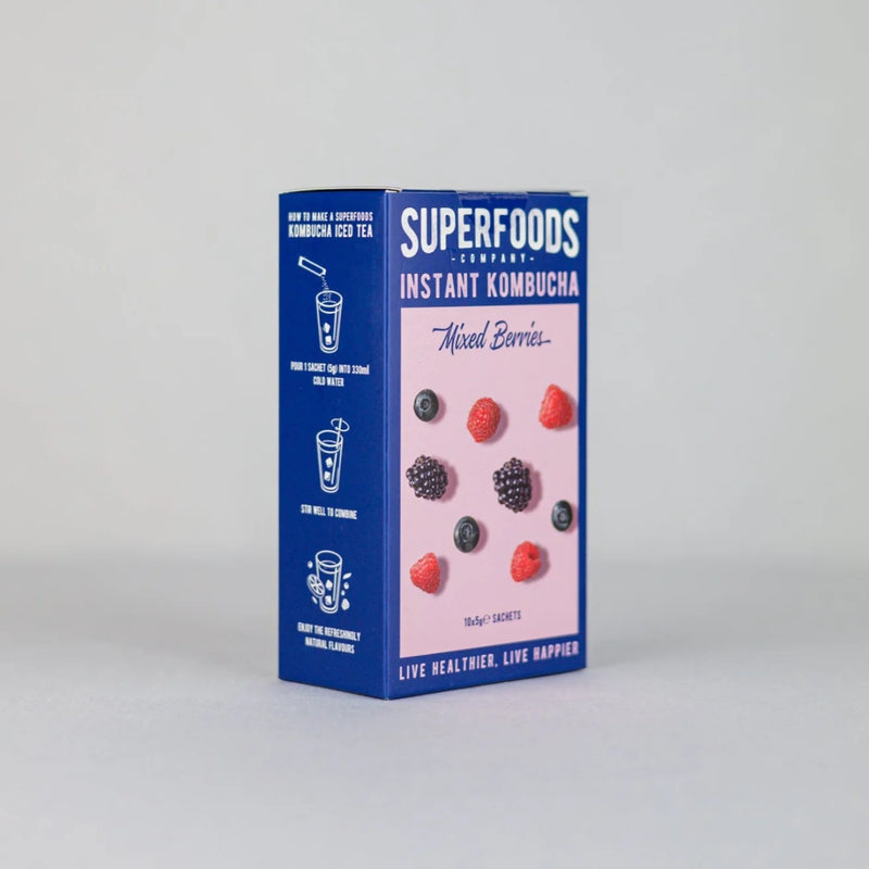 Superfoods Company Instant Kombucha Mixed Berries 10 x 5g Sachets