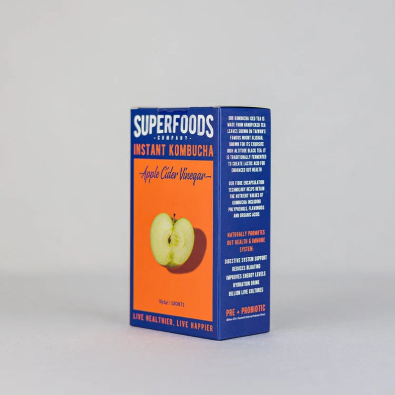 Superfoods Company Instant Kombucha Apple Cider Vinegar 10 x 5g Sachets
