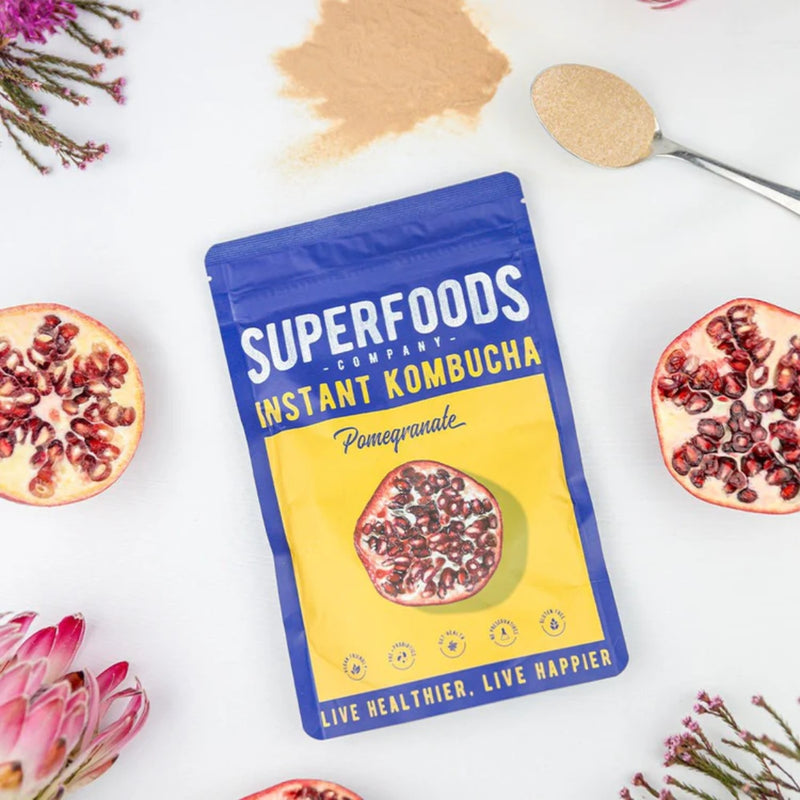 Superfoods Company Instant Kombucha Pomegranate 10 x 5g Sachets