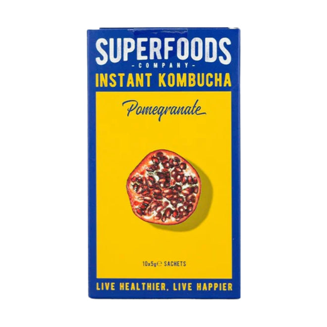 Superfoods Company Instant Kombucha Pomegranate 10 x 5g Sachets