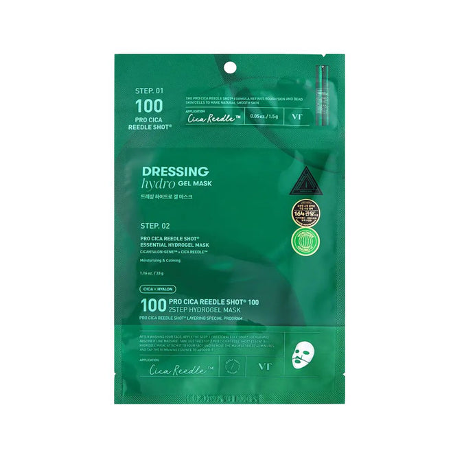 VT Cosmetics Reedle Shot Pro Cica 100 2 Step Hydrogel Mask