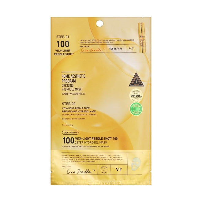 VT Cosmetics Reedle Shot Vita Light 100 2 Step Hydrogel Mask