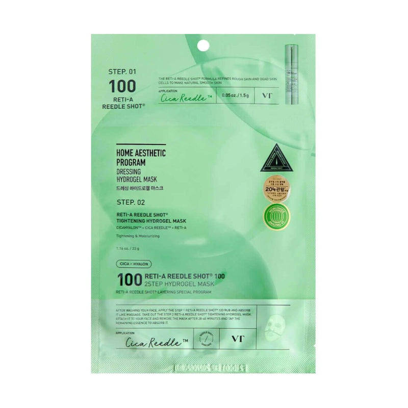 VT Cosmetics Reedle Shot Reti-A 100 2 Step Hydrogel Mask