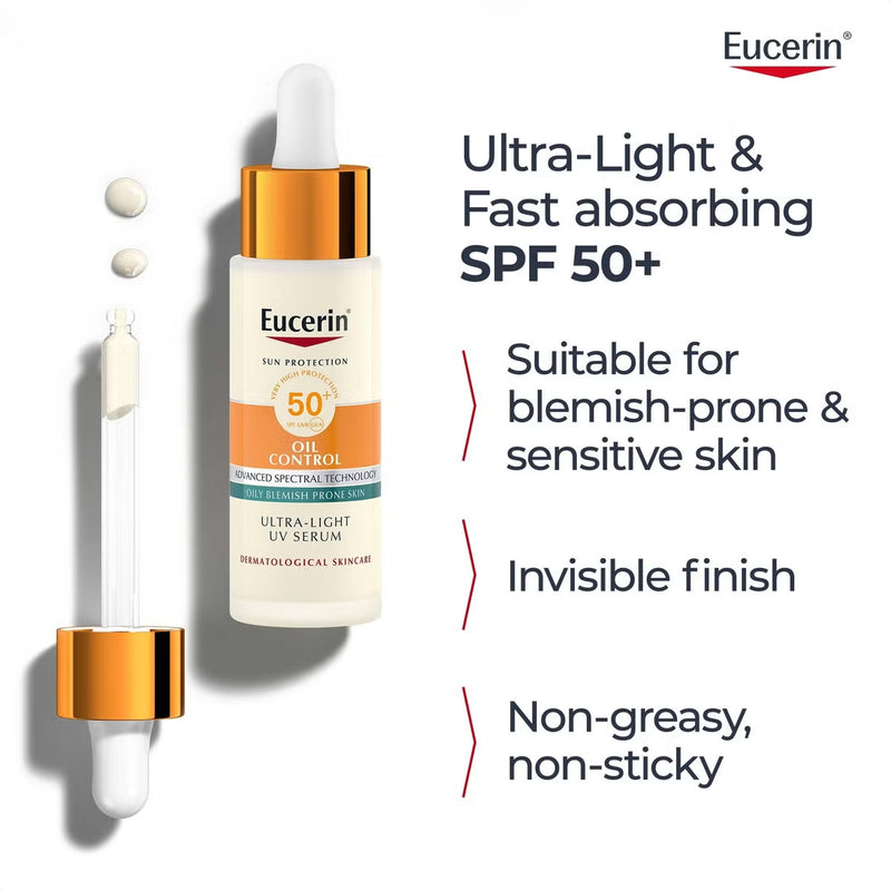 Eucerin Sun Protection Oil Control Ultra Light UV Serum SPF50+ 30ml