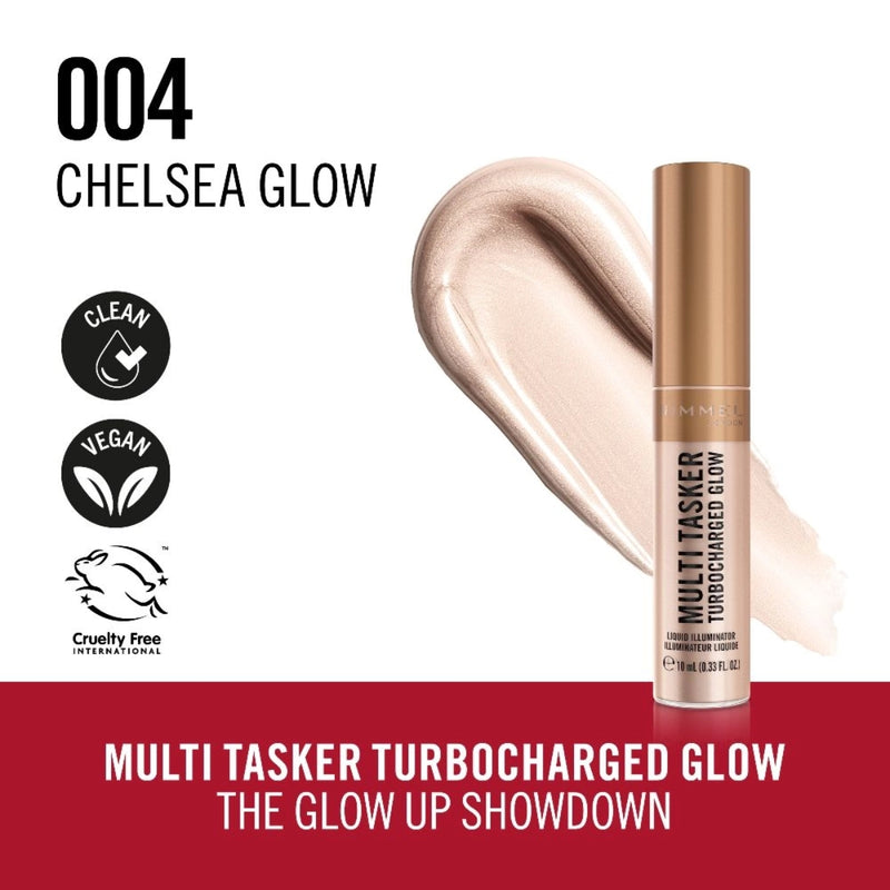 Rimmel Multi Tasker Turbocharged Glow Liquid Illuminator 004 Chelsea Glow