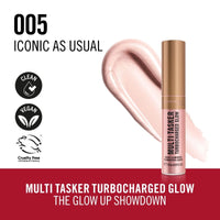 Rimmel Multi Tasker Turbocharged Glow Liquid Illuminator 005 Iconic As Usual