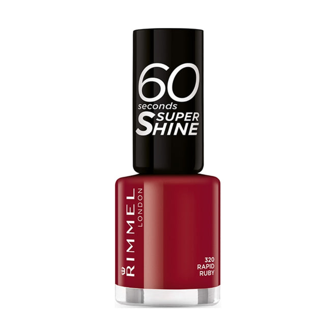 Rimmel 60 Seconds Nail Polish 320 Rapid Ruby 8ml