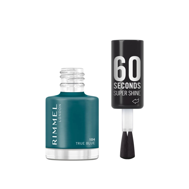 Rimmel 60 Seconds Nail Polish 104 True Blue 8ml