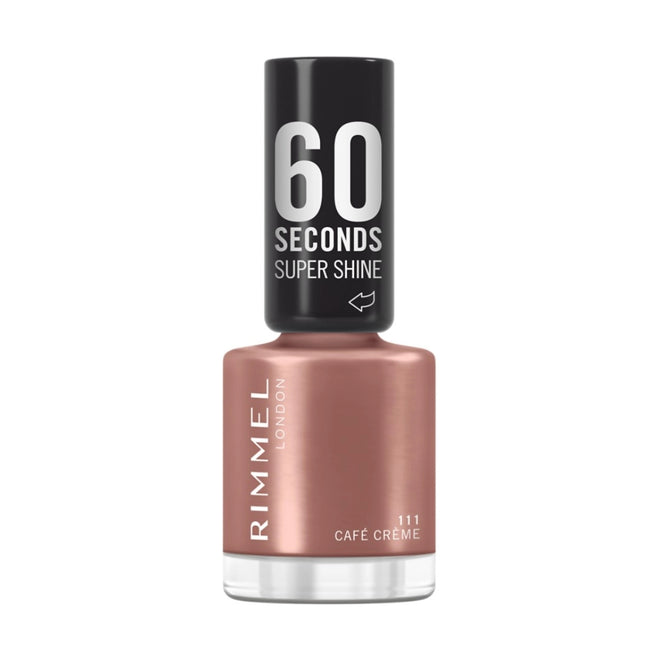 Rimmel 60 Seconds Nail Polish 111 Cafe Creme 8ml