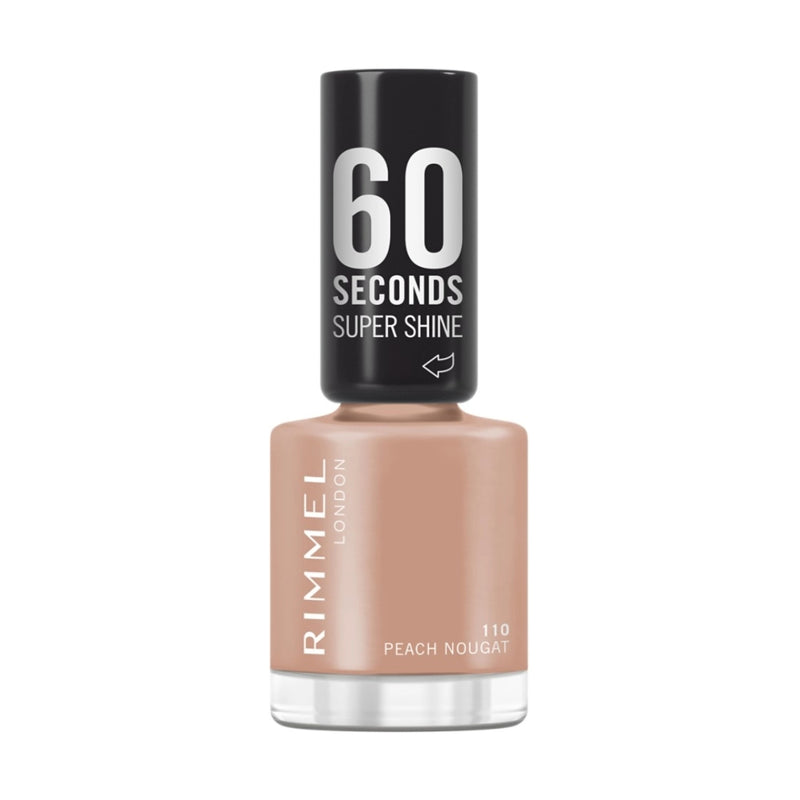 Rimmel 60 Seconds Nail Polish 110 Peach Nougat 8ml